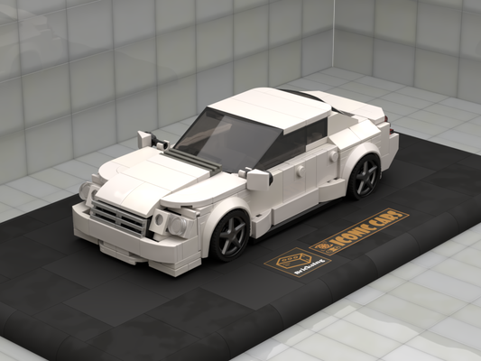 Inspired by Mercedes C Class Street Car - white