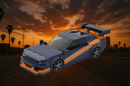 Inspired by Nissan Silvia from Tokyo Drift - dark blue