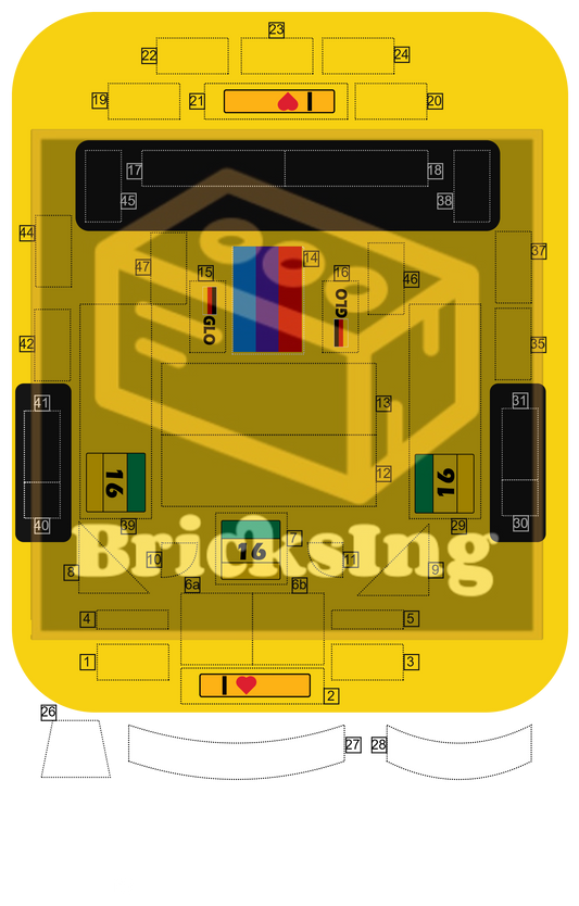 Sticker für Inspired by BMW M4 DTM - yellow