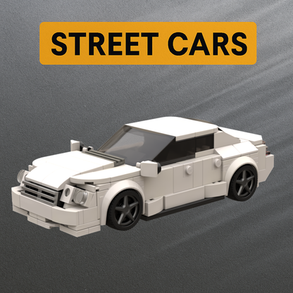 Inspired by Mercedes C Class Street Car - white