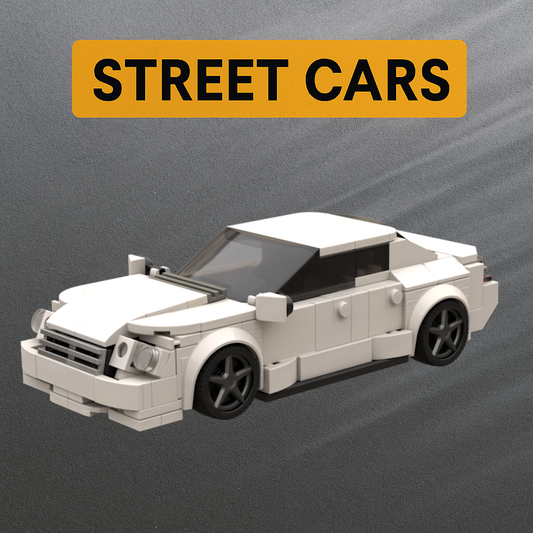 Inspired by Mercedes C Class Street Car - white