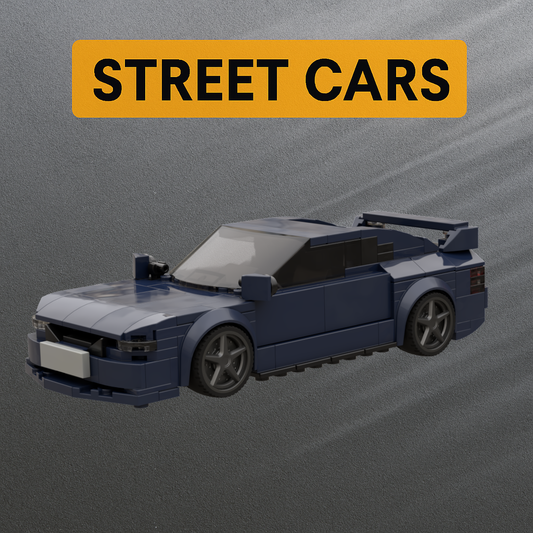 Inspired by Opel Calibra Street Car - darkblue